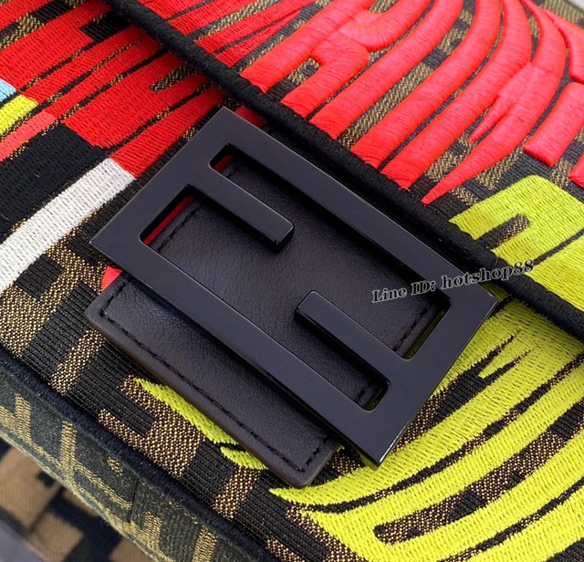 FENDI專櫃精品女包 芬迪Fendi頂級原單限量版Baguette法棍包 fdzg2614